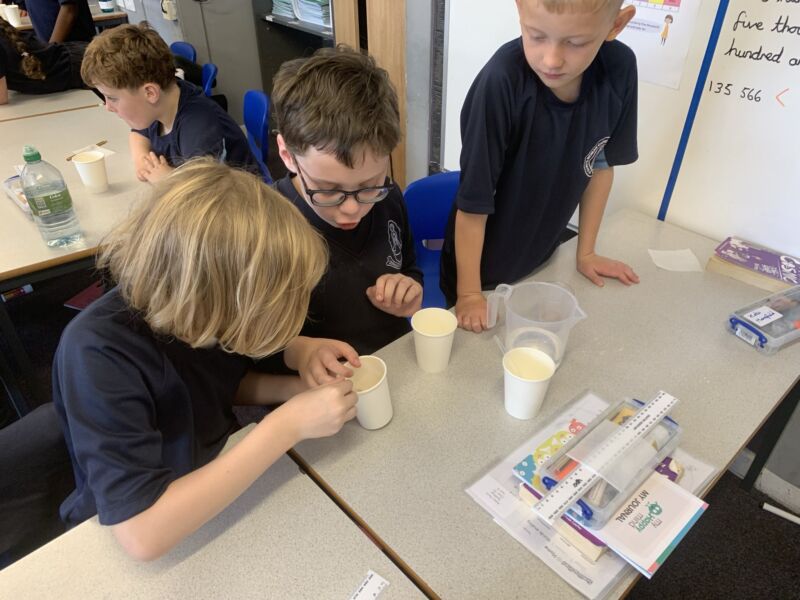 Image for the Tweet beginning: Our Class 10 scientists explored