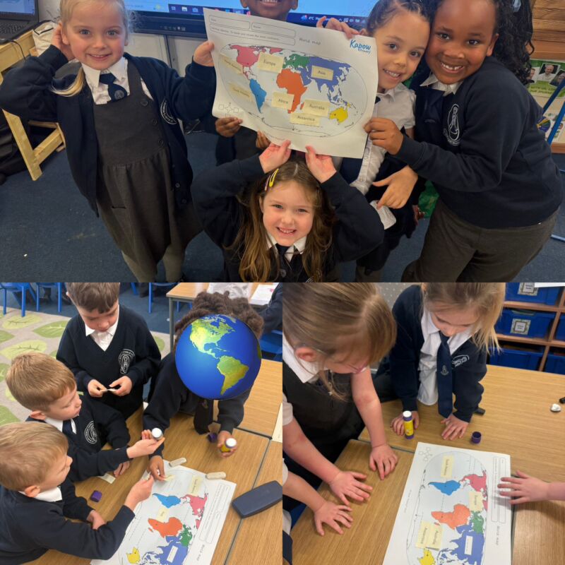 Image for the Tweet beginning: After learning the seven continents