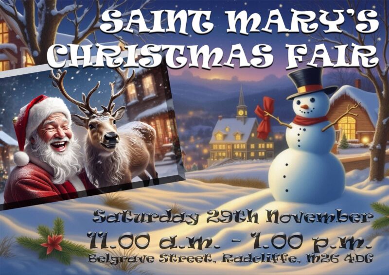 Image for the Tweet beginning: Our parish Christmas Fair takes